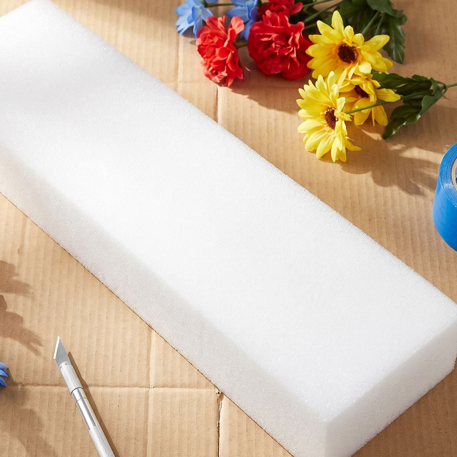 Embellishment Crafts - 4 Buah Blok Busa Bunga untuk