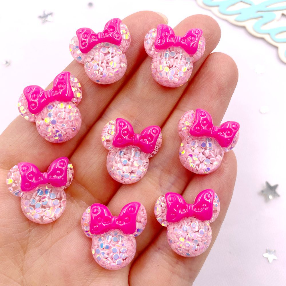 20 buah Resin warna-warni kepa - Embellishment Glue Craft ulasan dan harga