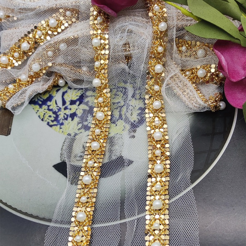 Hiasan Kerah Pita DIY dengan P - Lace Ribbon Trim ulasan dan harga